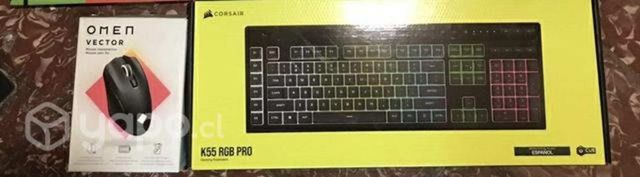 Pack Mouse y Teclado Gamer
