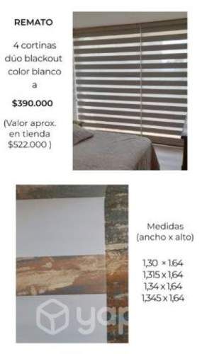 CORTINAS DUOS (o día y noche) A MEDIDA. Precio por