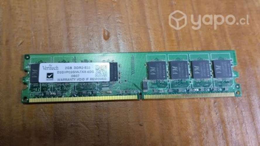 Memoria ram 2Gb r2 533 mhz