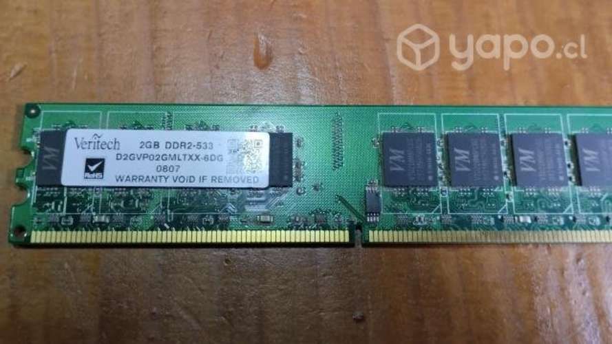 Memoria ram 2Gb r2 533 mhz
