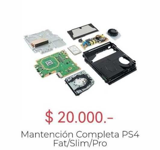Mantencion Completa PS4 Fat/Slim/pro