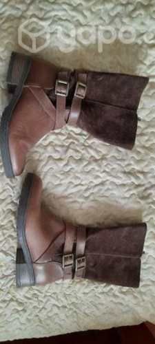 Botas cuero.bruno rossi nro 37 mujer