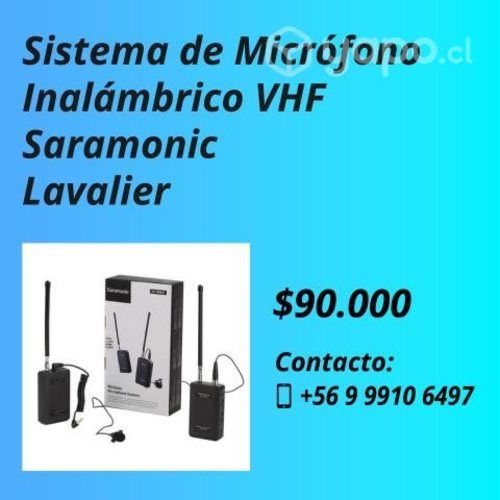 Micrófono inalámbrico Lavalier Saramoninc