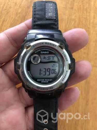 Reloj casio baby-g shock negro resistente al agua