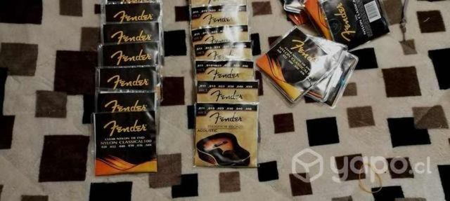 Cuerdas Fender para guitarra