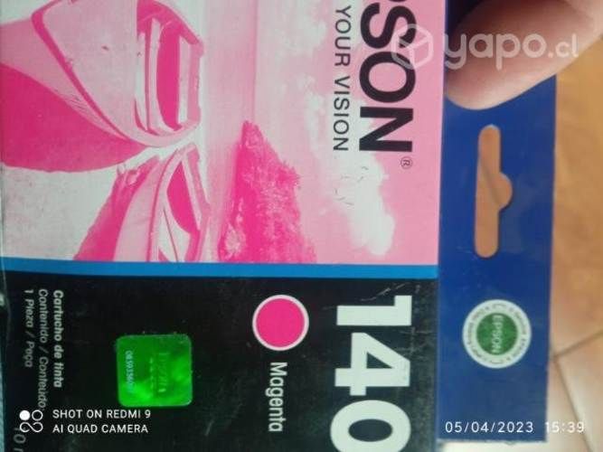 Tintas Epson 140 colores originales