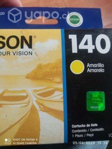 Tintas Epson 140 colores originales