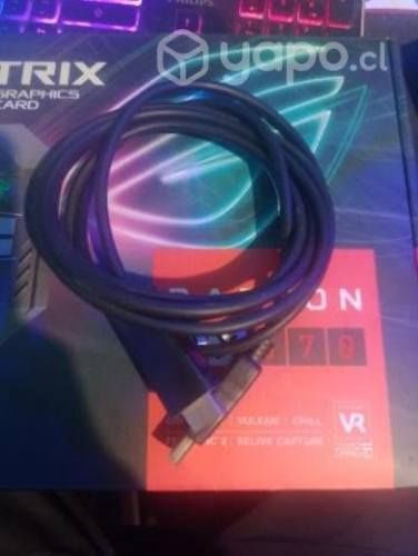RX 570 + cable dpi-hdmi y pantalla de 22"