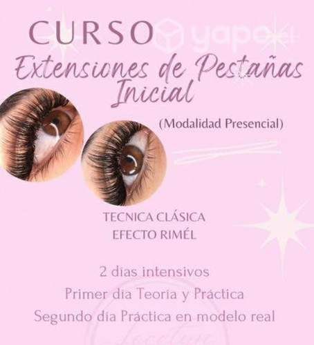 Curso extensión pestañas 3 técnicas (3 días )