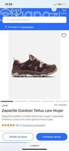 Zapatilla lippi tellus mujer 38