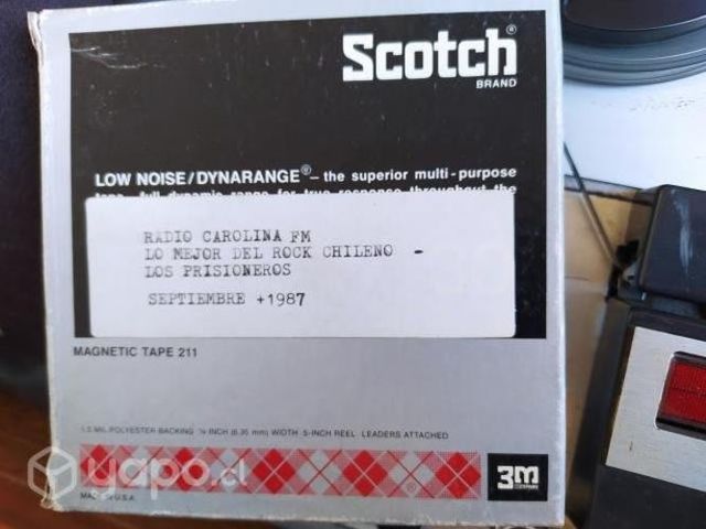 Reel to reel Los Prisioneros (Radio Carolina 87)