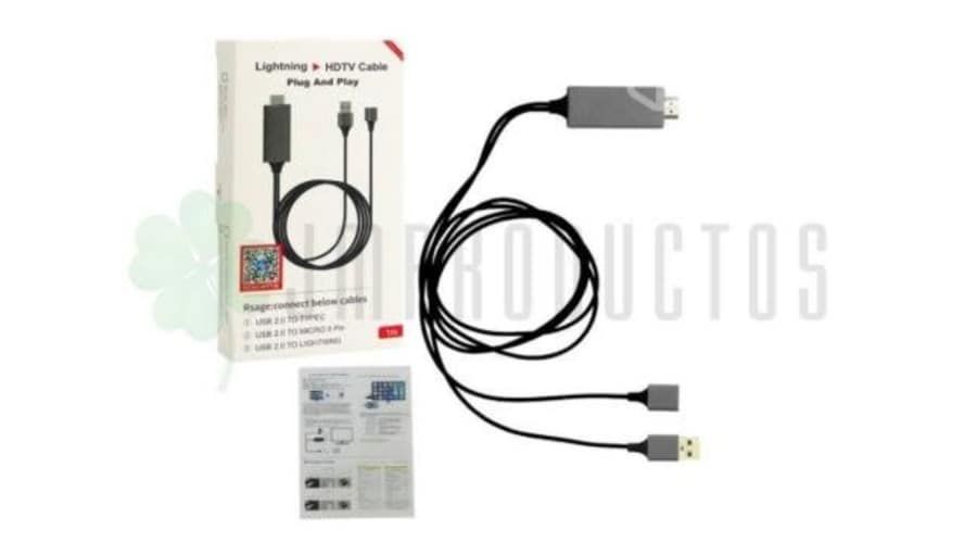 Cable Hdtv Universal Para Smartphone iPhone 1 Metr