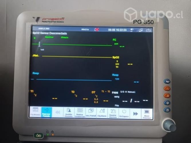 Monitor multiparametros progetti pg s50 nuevo