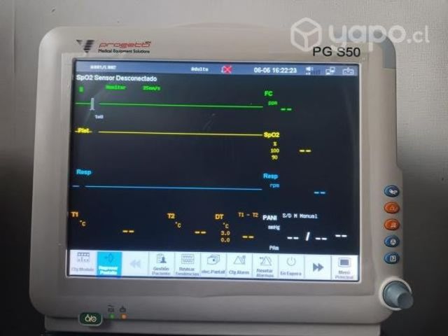 Monitor multiparametros progetti pg s50 nuevo