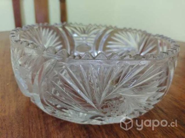 Ensaladera frutera etc de puro cristal