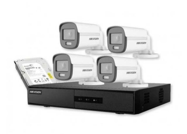 Kit Analogo ColorVu 1080P DVR 4CH 4Bala + 1TB Vide