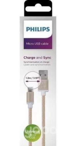 Cable Micro Usb Philps Trensado Carga Rapida + Env