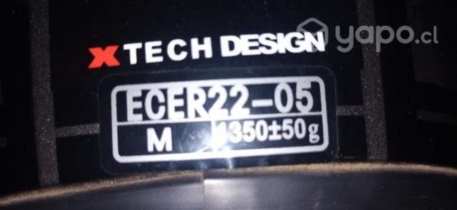 Casco para moto prácticamente nuevo