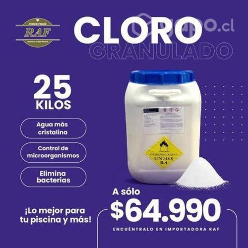 Cloro granulado y en tableta
