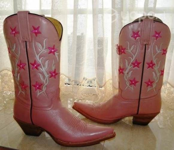 Botas De Mujer: Vaqueras-Artesanales-Cuero (RUDEL)