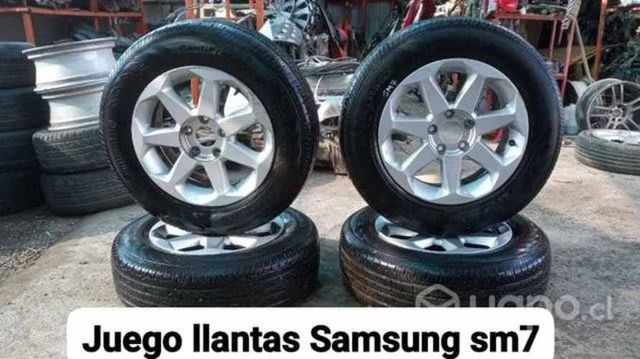 Juego de llantas completas Samsung sm7 desarmadurí
