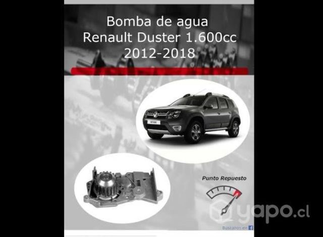 Bomba de agua Renault Duster 2012 al 2018