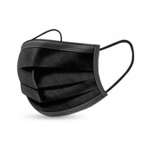 Mascarillas desechables negras 50 uni