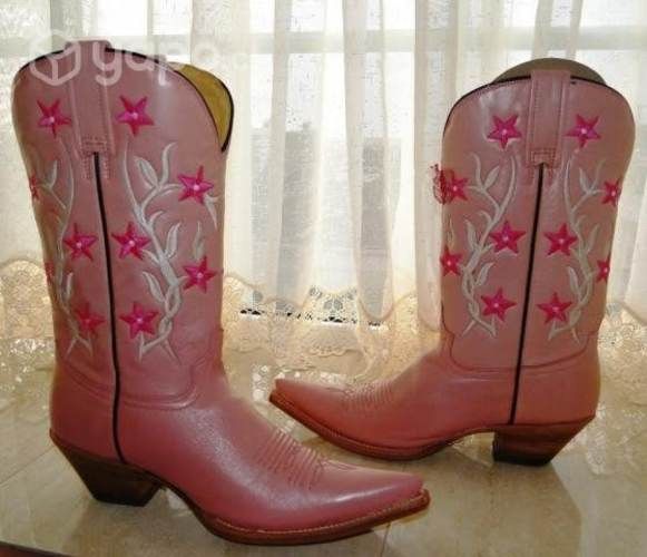 Botas De Mujer: Vaqueras-Artesanales-Cuero (RUDEL)