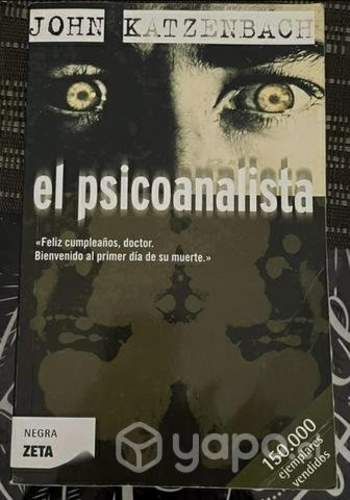 Libro El Psiconalista de John Katzenbach