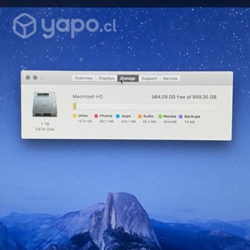 Imac Late 2015 (8GB Ram / 1TB Hdd)