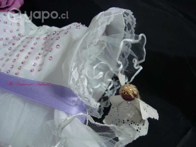 Vestido blanco nuevo, niña, matrimonio, bautizo