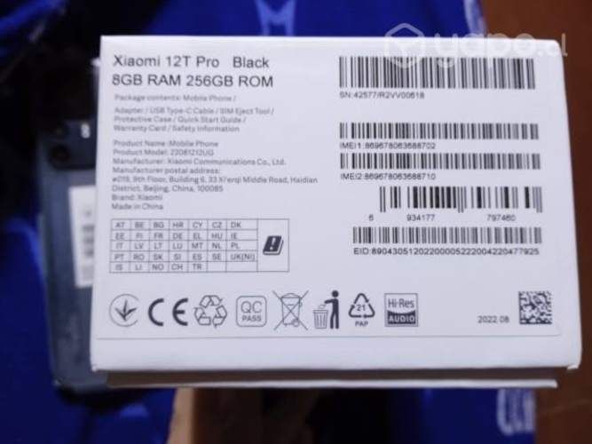 Xiaomi 12T pro