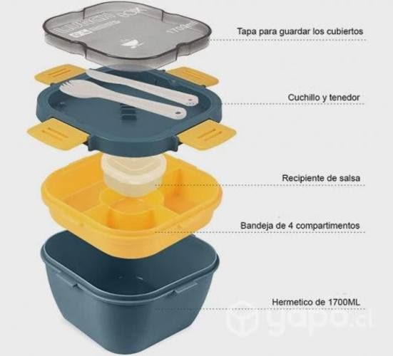 Taper Tupper Plastico Hermetico Contenedor 1700ml