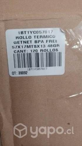 Rollos de papel termico para máquinas de pago