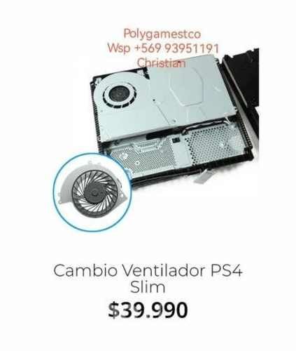 Cambio Ventilador PS4 Slim