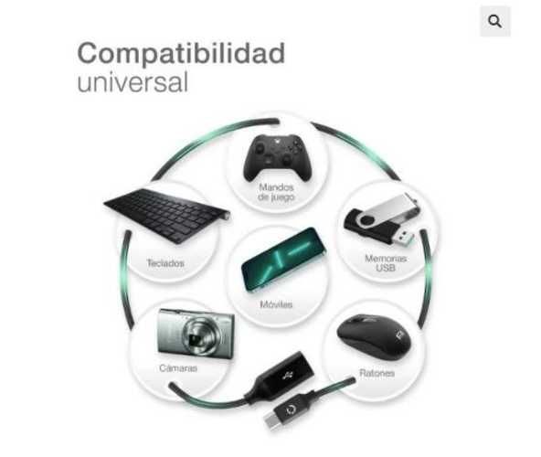 Adaptador OTG tipo C a USB