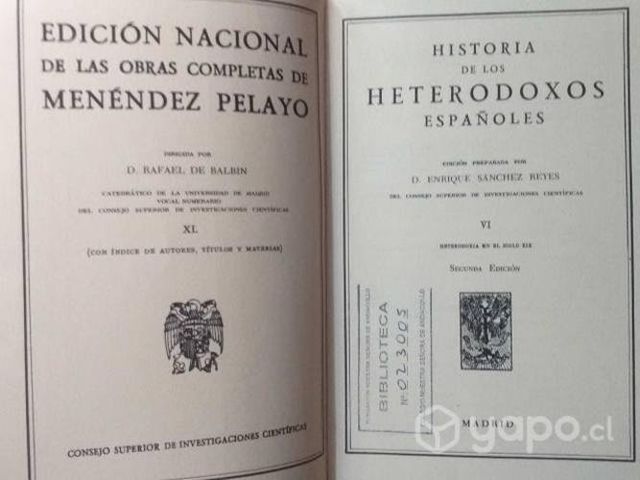 Historia de los heterodoxos españoles