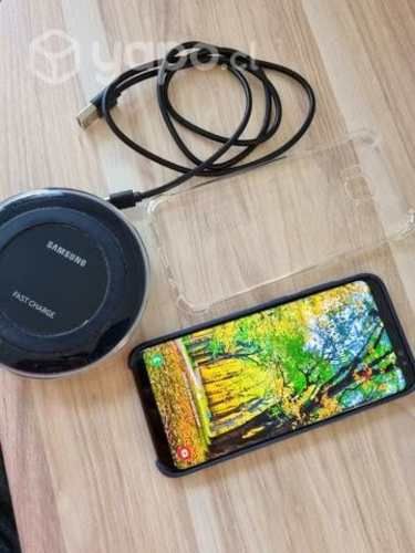 Samsung S8 con cargador inalambrico original
