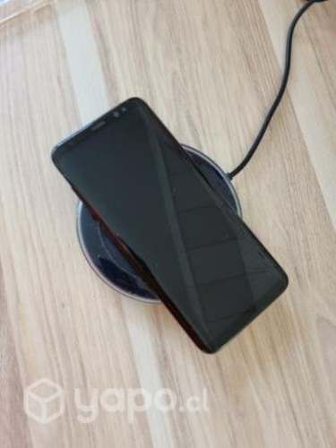 Samsung S8 con cargador inalambrico original