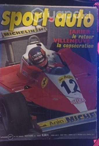 Revista SPORT auto n°202 1978 F1 Gp Villeneuve