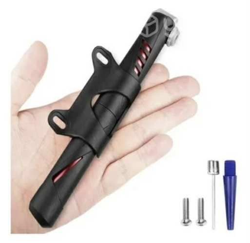 Mini bombín 120 psi multivalvula con soporte