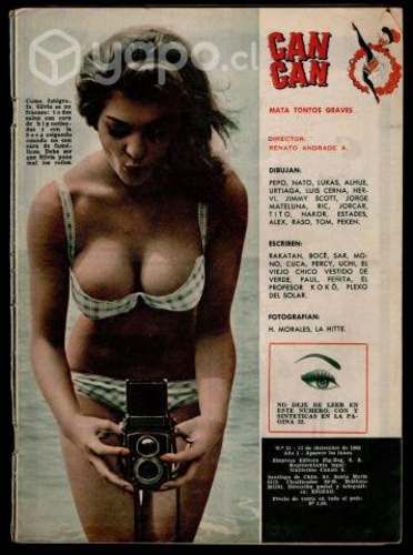 Revista Can Can nº 33 Editorial Zig zag 1965