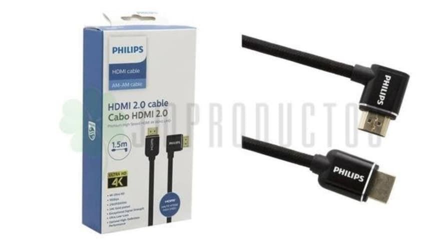 Cable Hdmi A Hdmi 90 Grados 1,5 M Philips 2.0 4k U