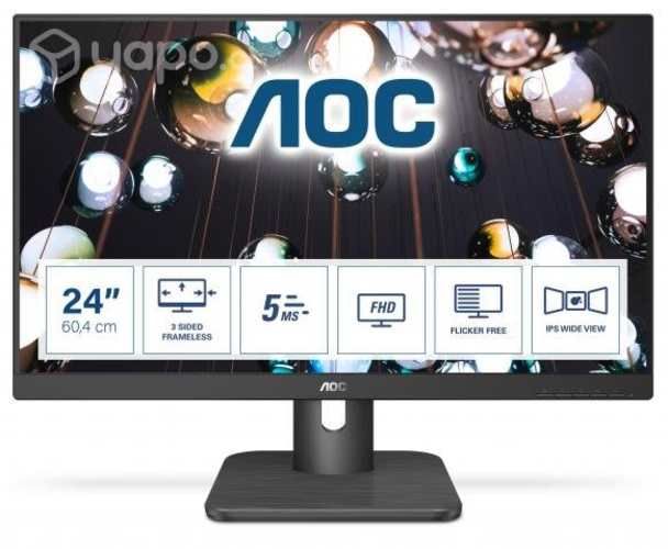 Monitor AOC 24 Led FHD 60Hz 5ms Flicker Free Vesa