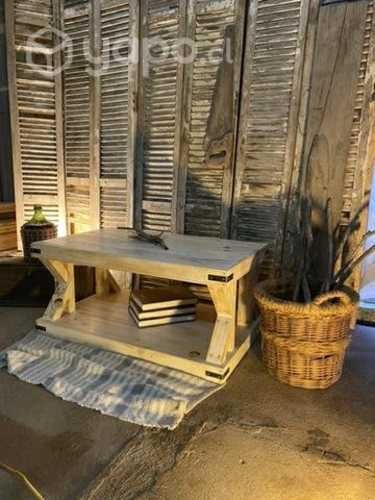 Mesa de centro rústica