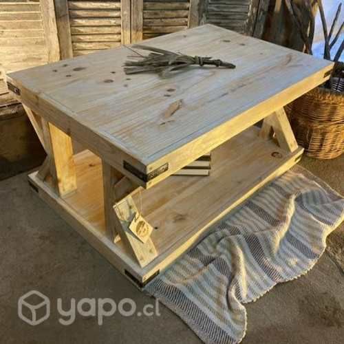 Mesa de centro rústica