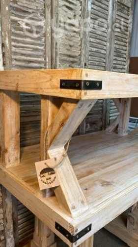 Mesa de centro rústica