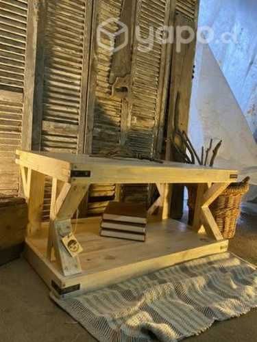 Mesa de centro rústica
