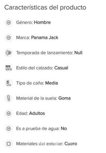 Nuevo Botín Panamá Jack Casual