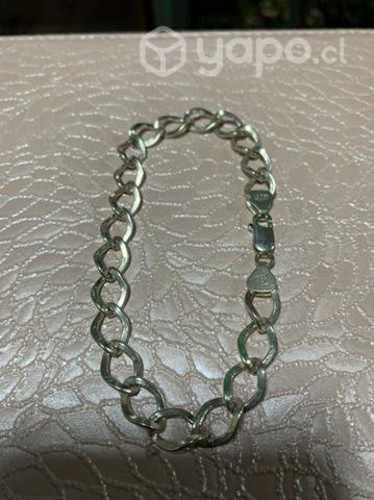 Pulsera gruesa de plata